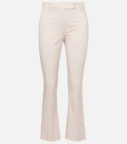Felice cotton-blend wide-leg pants