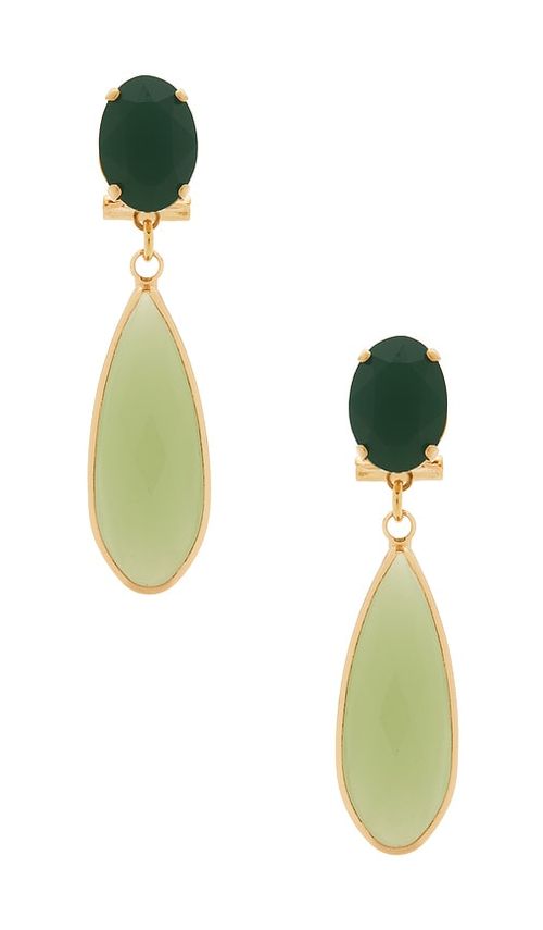 Anton Heunis Drop Earrings in Green