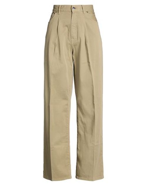 Woman Pants Military green Size 29 Cotton, Elastane