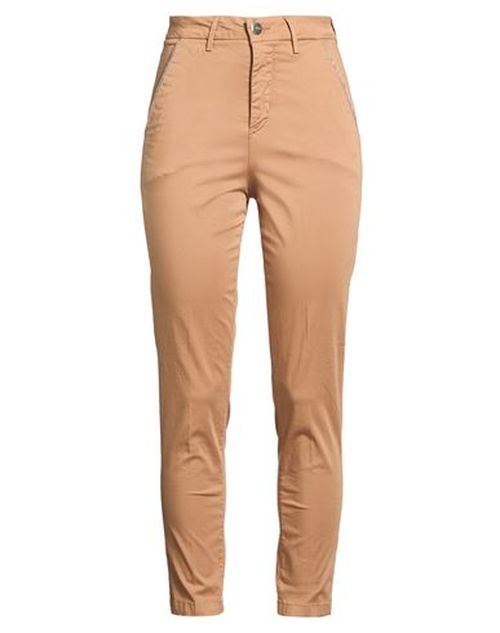 Woman Pants Light brown Size 25 Cotton, Elastane