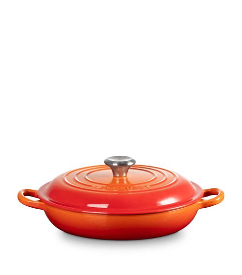 Cast Iron Shallow Casserole Dish