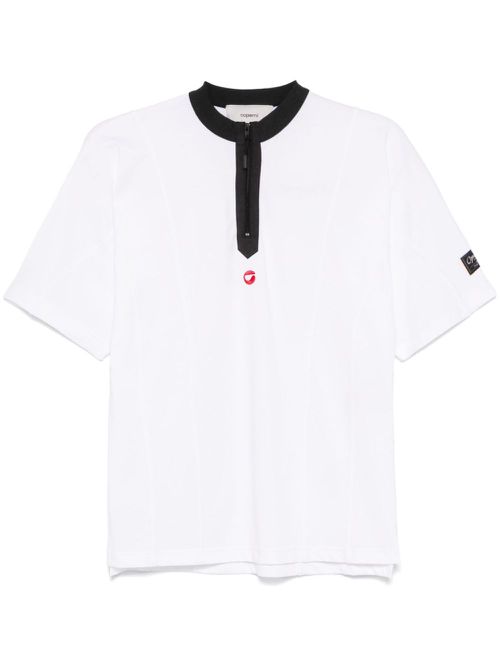 Half-zip T-shirt - White