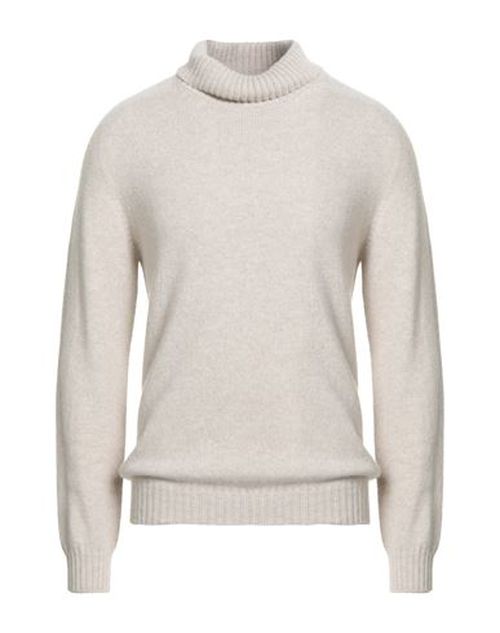 Man Turtleneck Beige Size L Cashmere