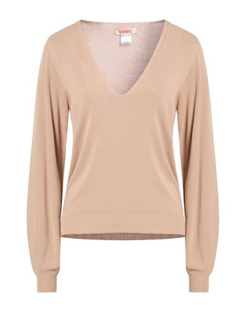 Woman Sweater Light brown Size ONESIZE Viscose, PBT