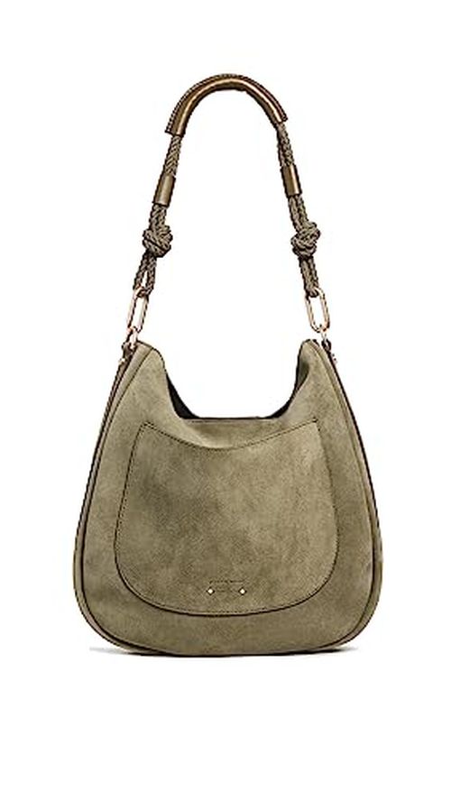 Vanessa Bruno Women's Hobo Rond Bag, Olive, Green, One Size