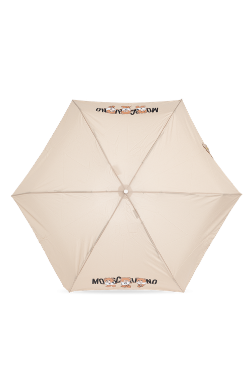 Umbrella With Logo, Unisex, Beige