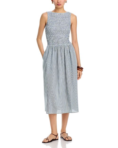 nia carmella off shoulder midi dress Off-Shoulder Carmella Dress