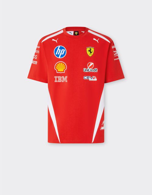 Leclerc Replica Drivers Authentic 2026 Puma for Scuderia HP T-shirt