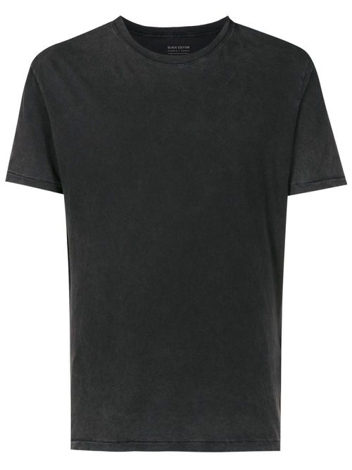 Basic round-neck T-shirt - Black