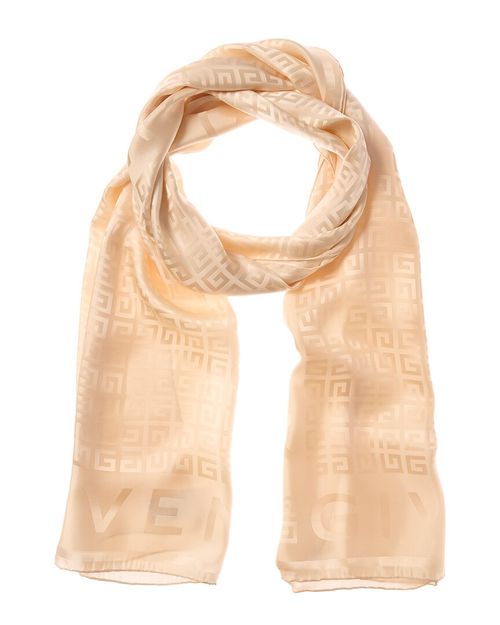 4G Logo Silk Scarf