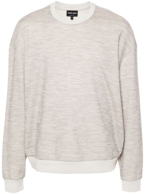 Virgin wool-blend jumper - Neutrals