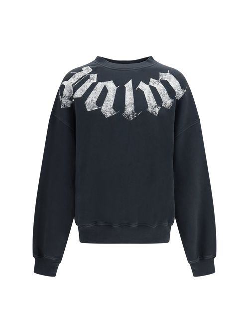 Oversized Logo Sweatshirt — Black