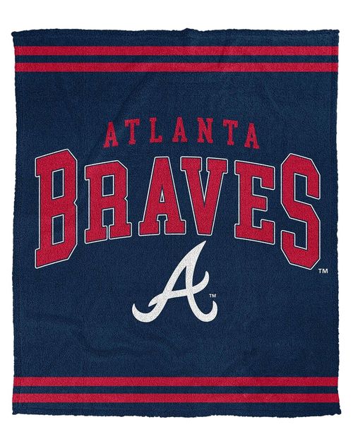 Atlanta Braves Mlb Vintage Cozy Knit Blanket