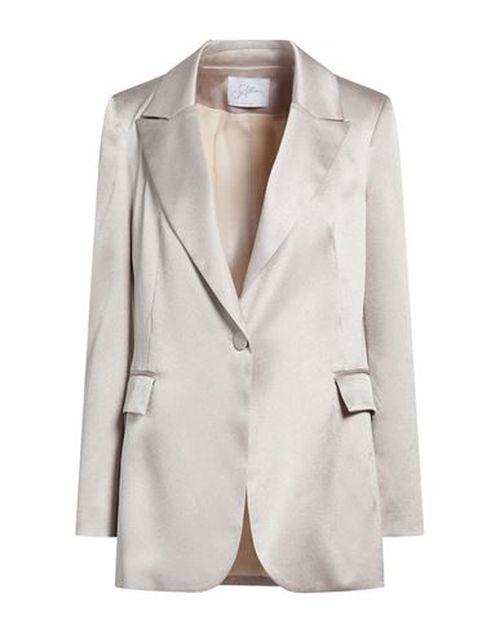 Woman Blazer Light grey Size 6 Polyester, Elastane