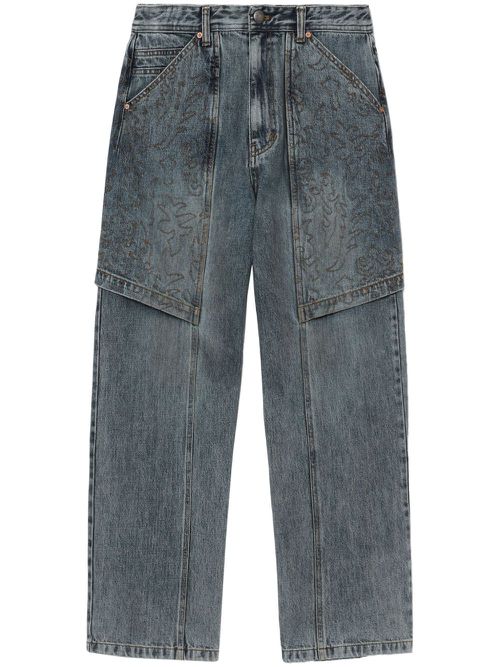 Straight-leg jeans - Blue