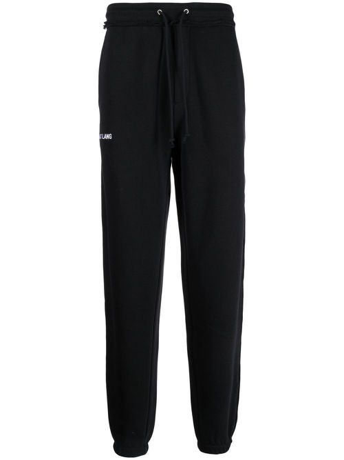 Logo-print track pants - Black