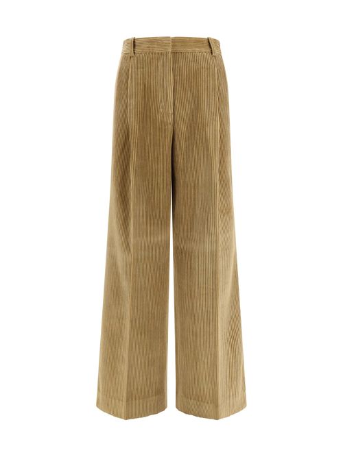 Corduroy Trousers — Beige