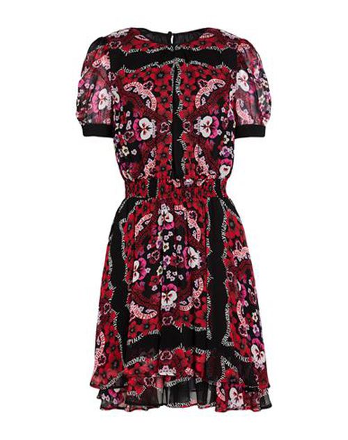 Woman Mini dress Black Size 2 Viscose