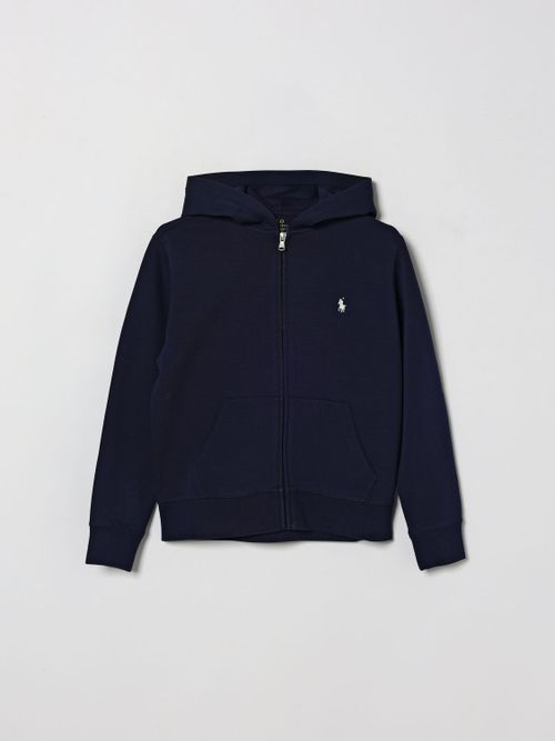 Boy's Cotton-Blend Zip-Up Hoodie Sweatshirt