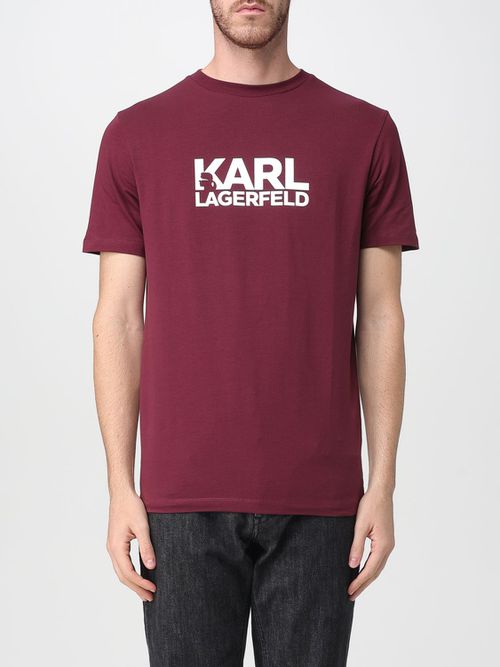 T-Shirt Men color Burgundy