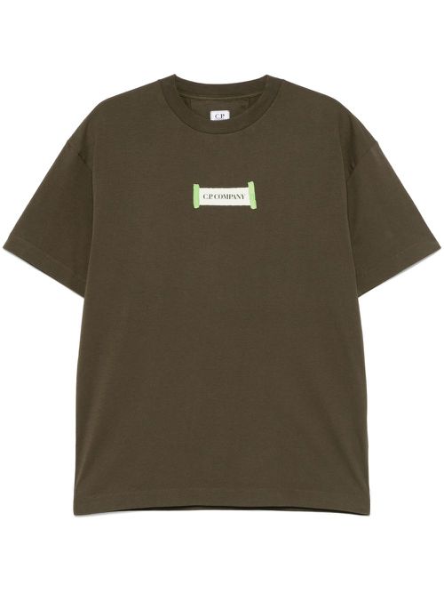 Logo-print T-shirt - Green