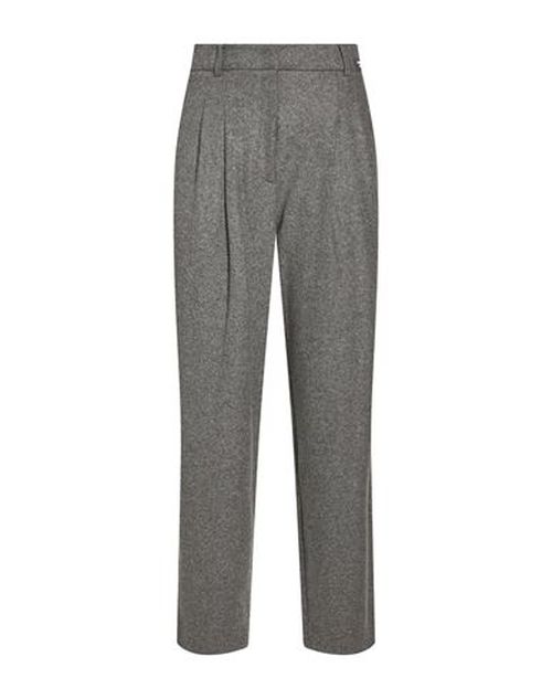 Woman Pants Grey Size 14 Polyester, Wool, Elastane