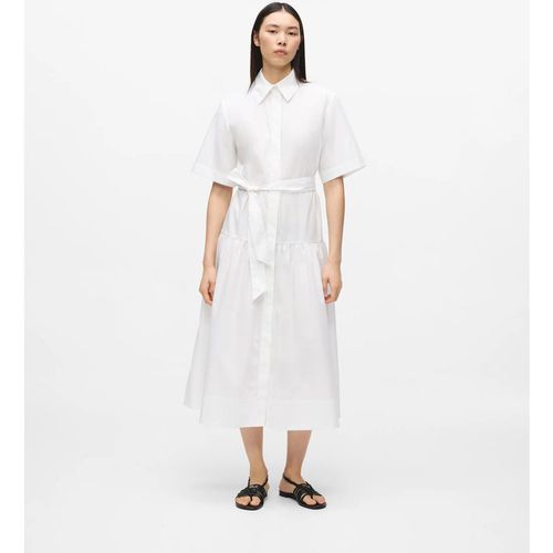 Karl Lagerfeld - Midi-hemdkleid, Damen, Weiss, Größe
