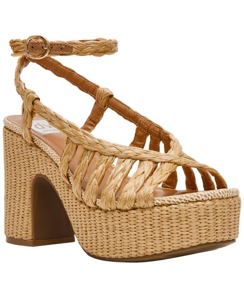 Women's Micksy Two-Piece Strappy Platform Sandals - Natural