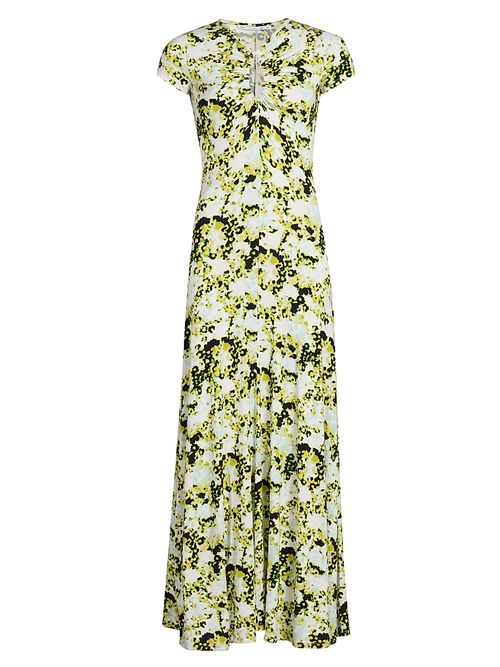 Women's Noelani Floral Jersey Maxi Dress - Straw Multi