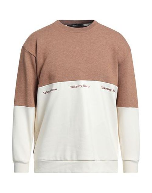 Takeshy Kurosawa Man Sweatshirt Camel Size L Cotton, Polyester