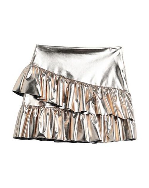 Relish Kid Girl Kids' skirt Platinum Size 10 Polyester, Elastane