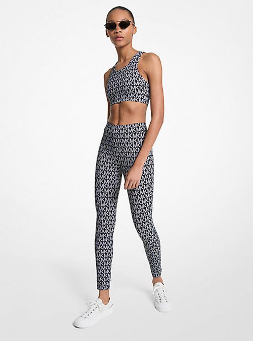 Logo Stretch Knit Leggings