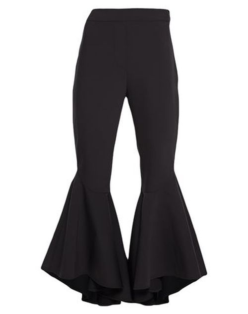 Woman Pants Black Size 2 Polyester, Wool, Lycra