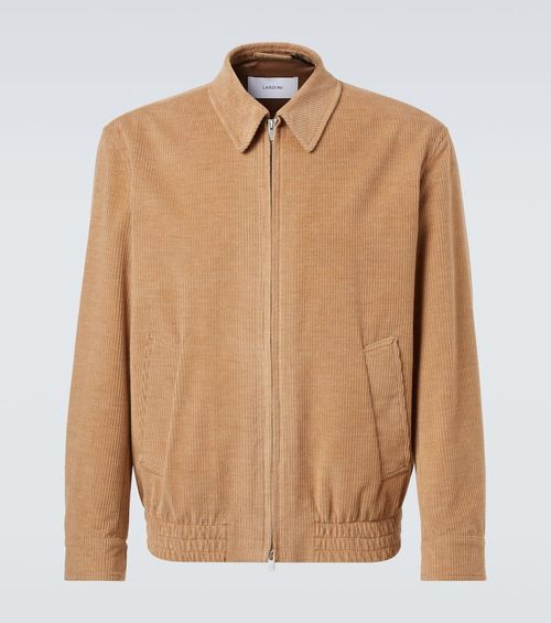 Cotton and alpaca corduroy jacket