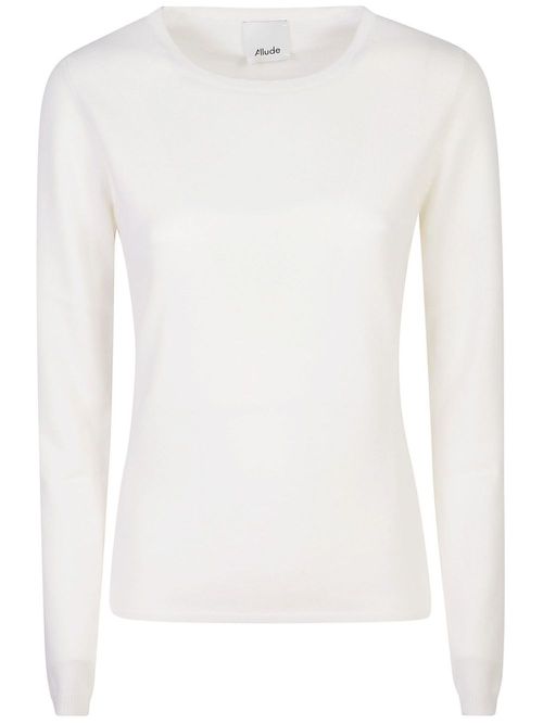 Crew-neck jumper - White