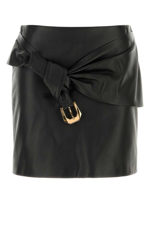 Leather Skirt — Black