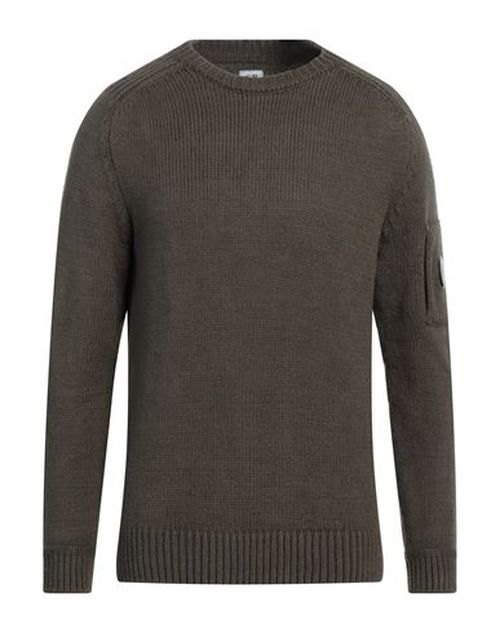 C. p. Company Man Sweater Military green Size 38 Cotton, Polyamide