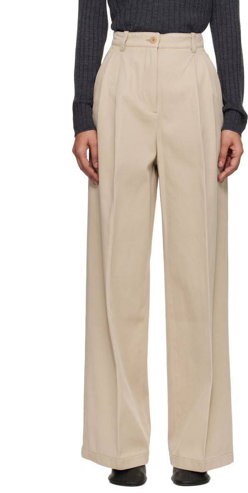 Beige Ginny Trousers