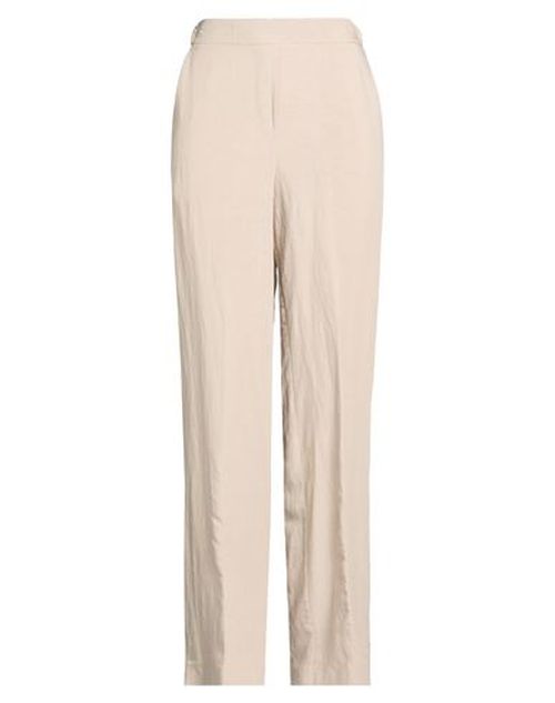 Woman Pants Taupe Size 6 Viscose, Linen