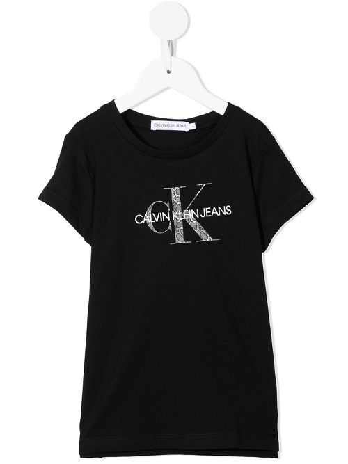 Logo-print cotton T-shirt - Black
