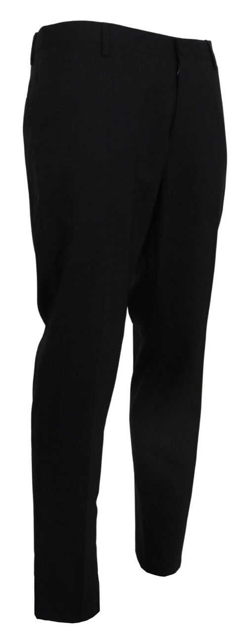Wool Stretch Trousers — Gray