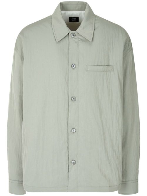 Padded shirt jacket - Green