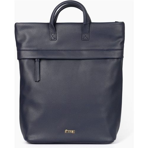 Perrie Top Handle Faux Leather Laptop Backpack