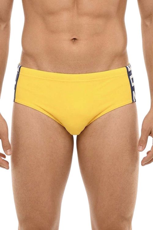 Yellow Logo Swim Shorts