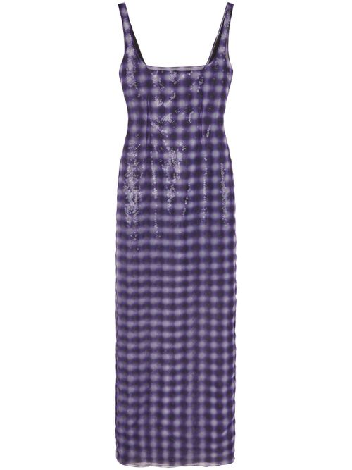 Electra sequinned maxi dress - Purple
