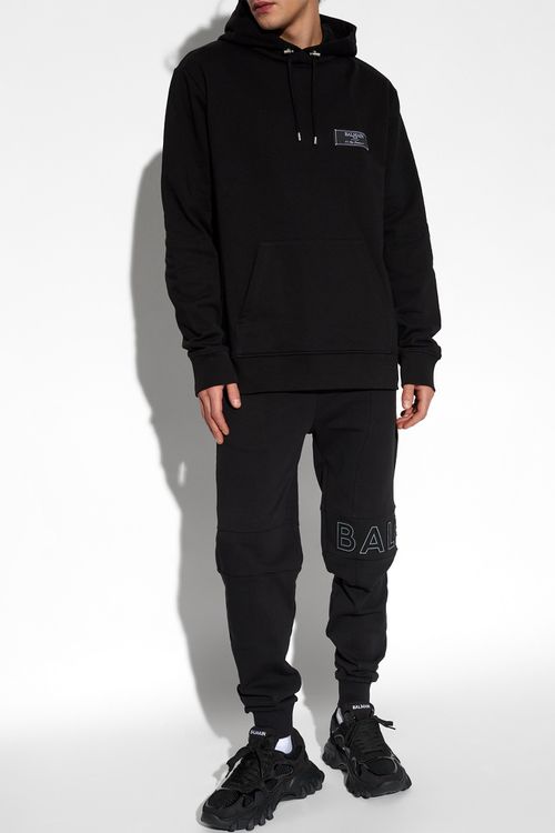 Oversize Hoodie, Men's, Black