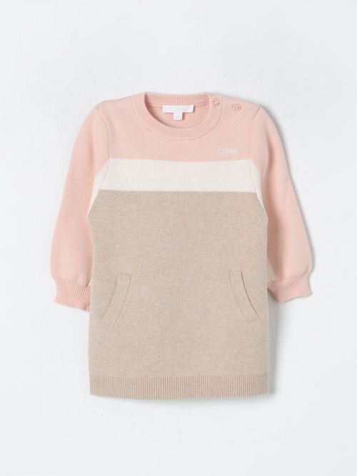 Romper CHLOÉ Kids color Pink
