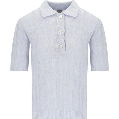 Mm Max Mara Rivetto Light Blue Polo Shirt