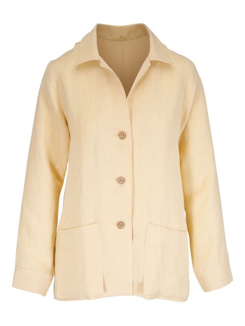Peter Cohen button-up long-sleeve jacket - Neutrals