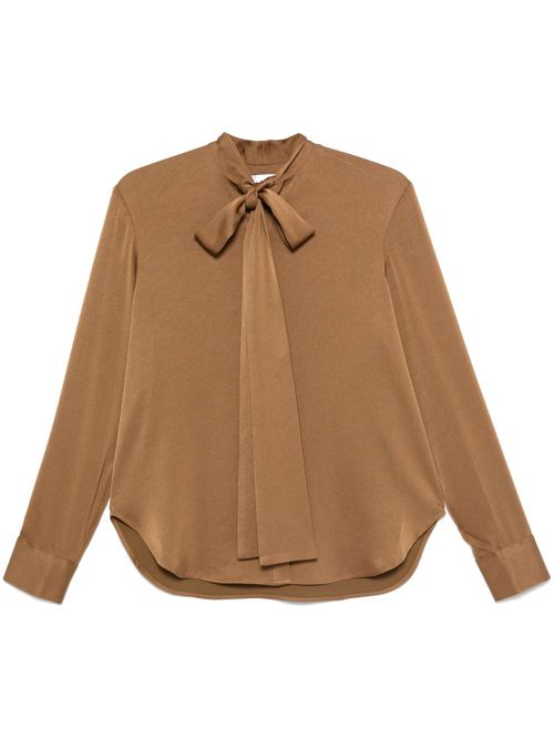 Satin shirt - Brown